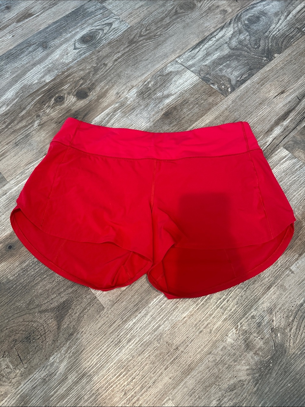 NEW without tags! Lululemon Speed Up Short Long *4" Updated Fit Flamenco Red